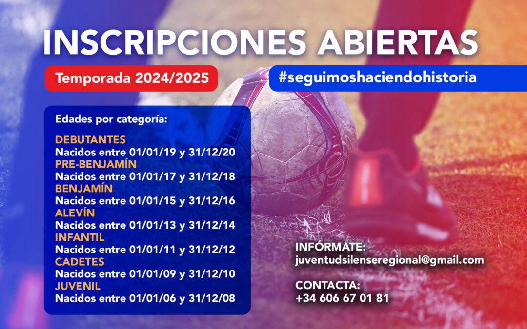 Inscripciones 2024 abiertas