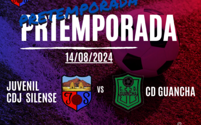 ESTRENO DEL JUVENIL SILENSE 14 DE AGOSTO A LAS 19:00 HORAS CONTRA EL CD GUANCHA. ESTADIO JUAN VALIENTE