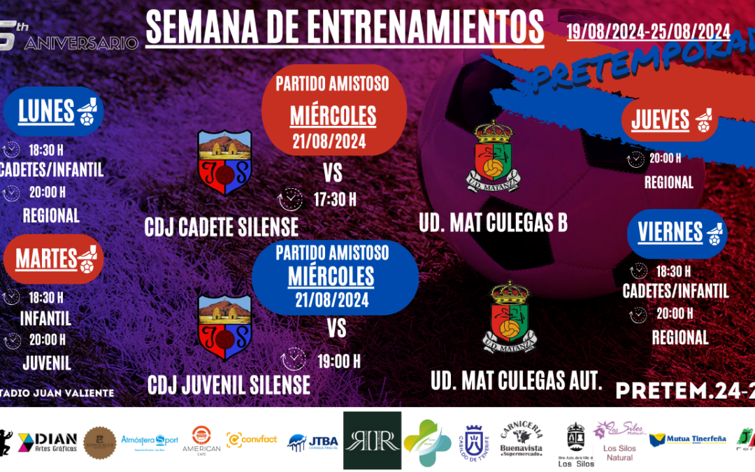 Semana de entrenamientos y partidos amistosos en el CD Juventud Silense