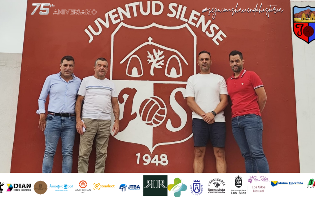 Visita del Presidente de la Federación de fútbol de Tenerife a las instalaciones del Club Deportivo Juventud Silense.