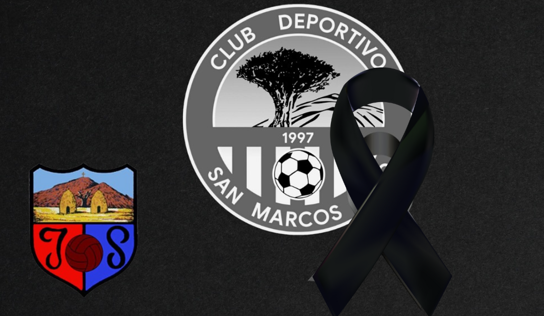 Comunicado oficial. Nuestro más sinceras condolencias a la familia del CD San Marcos Icod