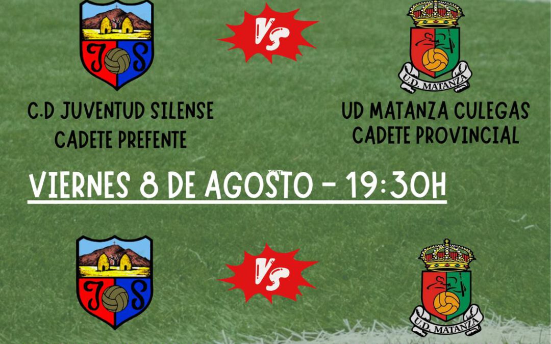 Vuelve el fútbol al Juan Valiente. Partidos de Pretemporada. Cadete y Juvenil, viernes 08/08/2025