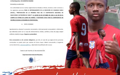 CONVOCATORIA SEKOU SOUMAH SELECCIÓN CANARIA SUB-14
